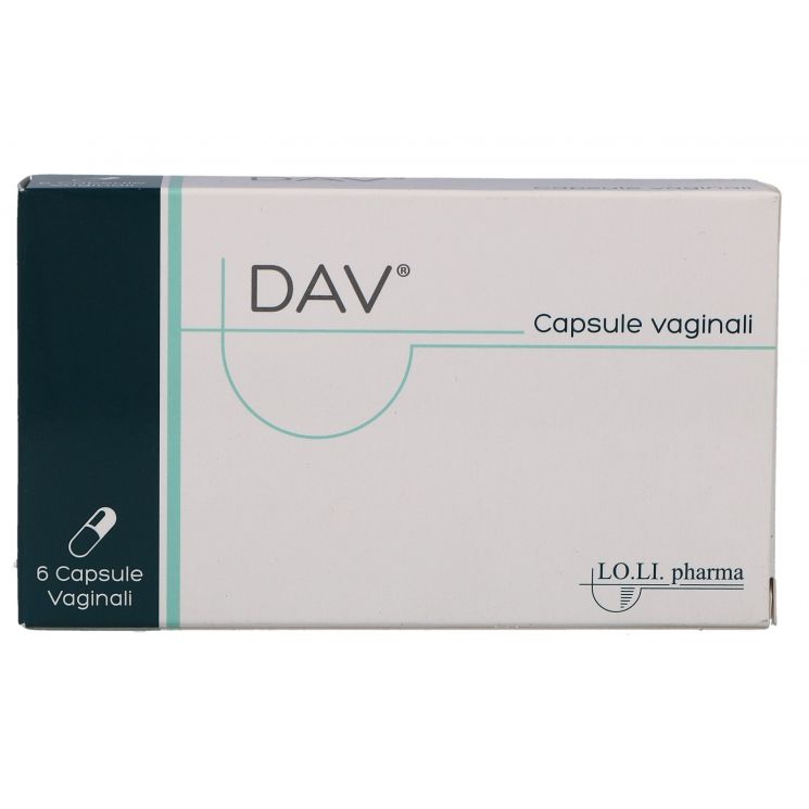 DAV Capsule Vaginali 6 Pezzi